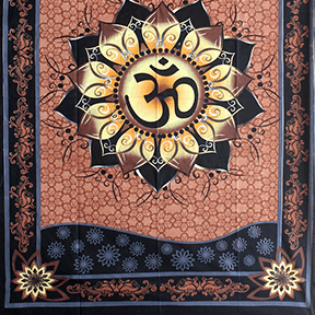 Wandkleed – Om met Lotus – 147 x 208 cm banner