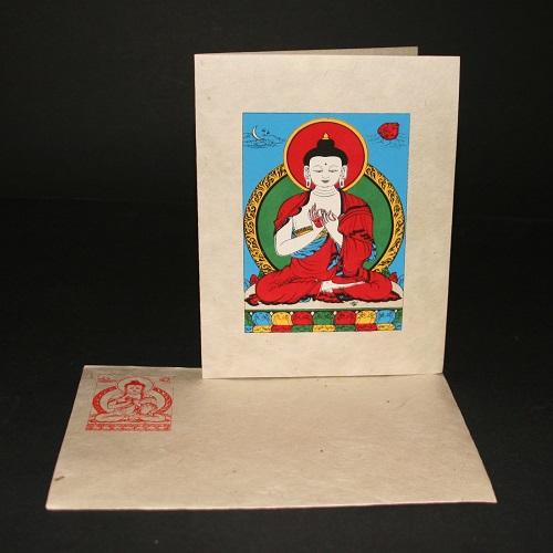 Wenskaart Tibetaanse Boeddha Vairochana ansichtkaart