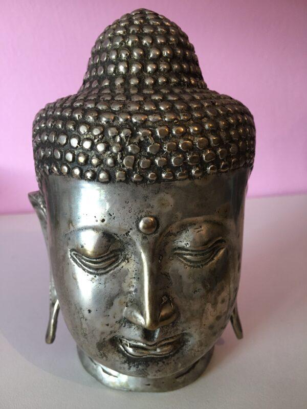 Boeddhabeeld – Boeddha Hoofd van Shakyamuni – Buddha Head 15 cm hoog boeddha