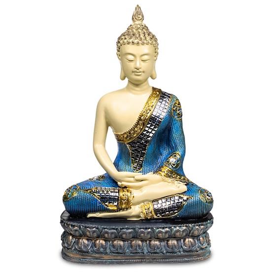 Boeddhabeeld Thaise stijl – Boeddha in Mudra van Meditatie – 29 cm beeld voor buiten