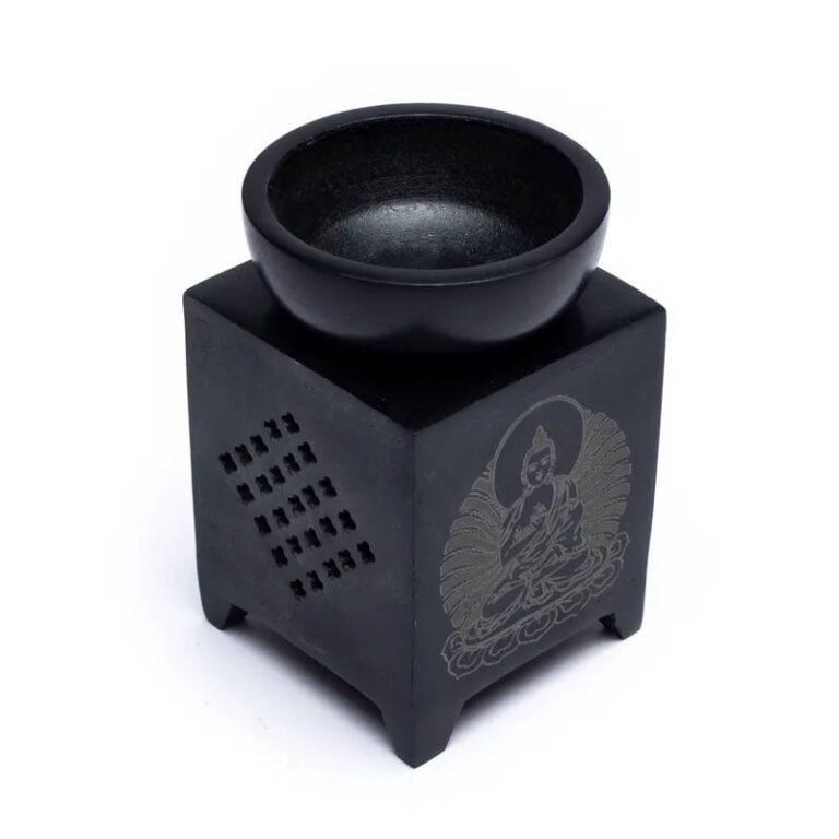 Olieverdamper Zeepsteen - Buddha - Afbeelding 3