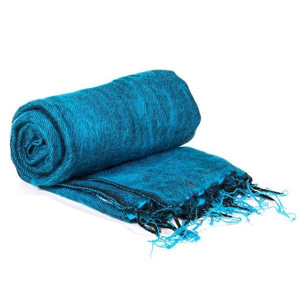 Meditatiedeken – Blauw aqua – Yoga omslagdoek – Aqua Blauw – 200 x 80 cm Alle producten boeddhisme