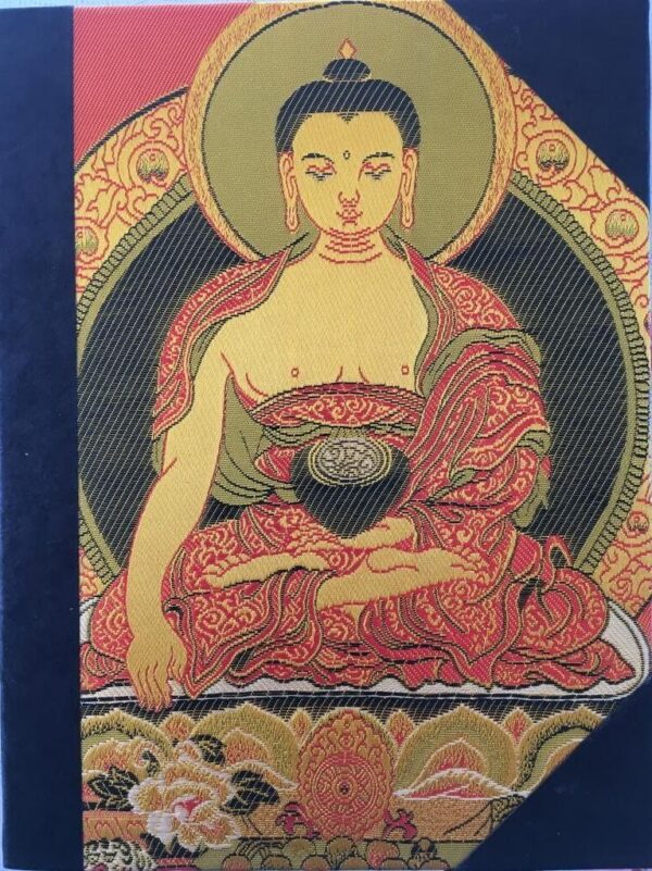 Notitieboek – Boeddha Brokaat Notitieboek – Lokta Papier – Made in Nepal blanco notitieboek