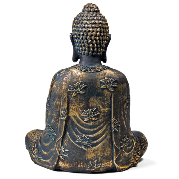 Boeddhabeeld – Japans – Meditatie Boeddha Antieke Finish – 22 cm amitabha
