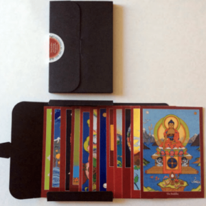 Tibetan Buddhist Art – Set van 14 Thangka kaarten A6 in Map – Tibetan Art Products Carmen Mensink