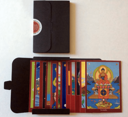 Tibetan Buddhist Art – Set van 14 Thangka kaarten A6 in Map – Tibetan Art Products Alle producten Carmen Mensink
