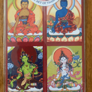 Koelkastmagneten – Set van 4 Magneten – Tibetan Art Products – 7,5 x 5,3 cm Carmen Mensink