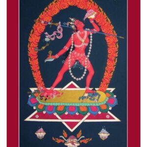 Tibetan Buddhist Art – Vajrayogini Kaart – Postkaart Vajrayogini – 10 x 15 cm Boeddhakaart