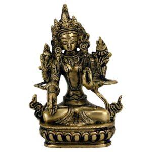 Boeddha.online Witte Tara beeld messing