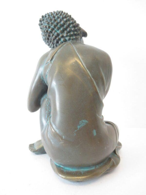 Boeddha Bronsgroen – Slapend – 18 cm boeddha