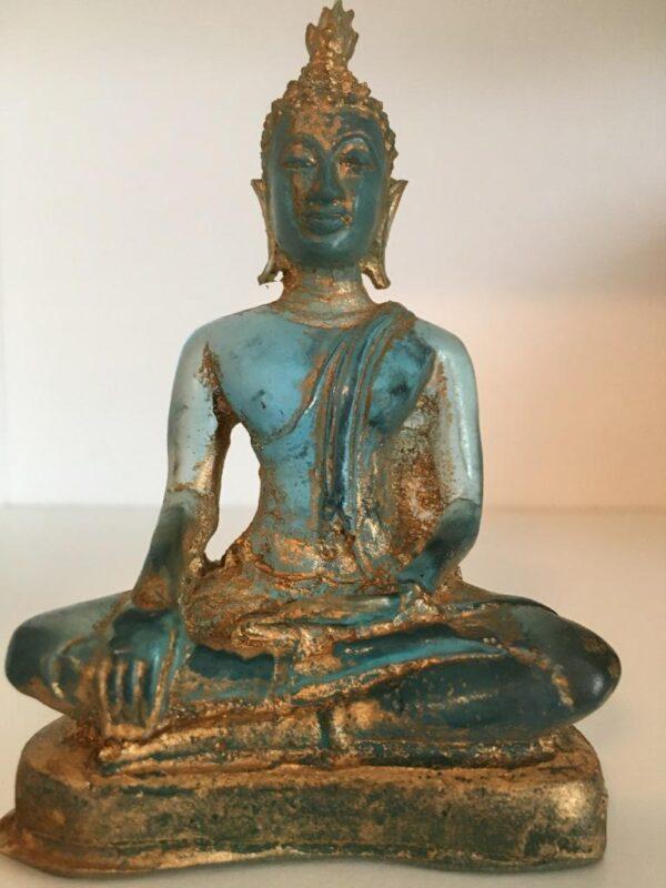 Boeddhabeeld van hars – 10 cm boeddha