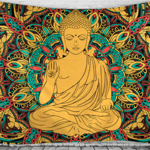grand foulard Boeddha