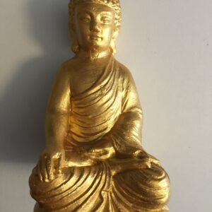 Boeddhabeeld – Boeddha – Goudkleurig – 15 cm boeddha
