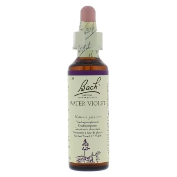 Bach Bloesem No 34 Water Violet – Flesje 20 ml bach bloesem consult