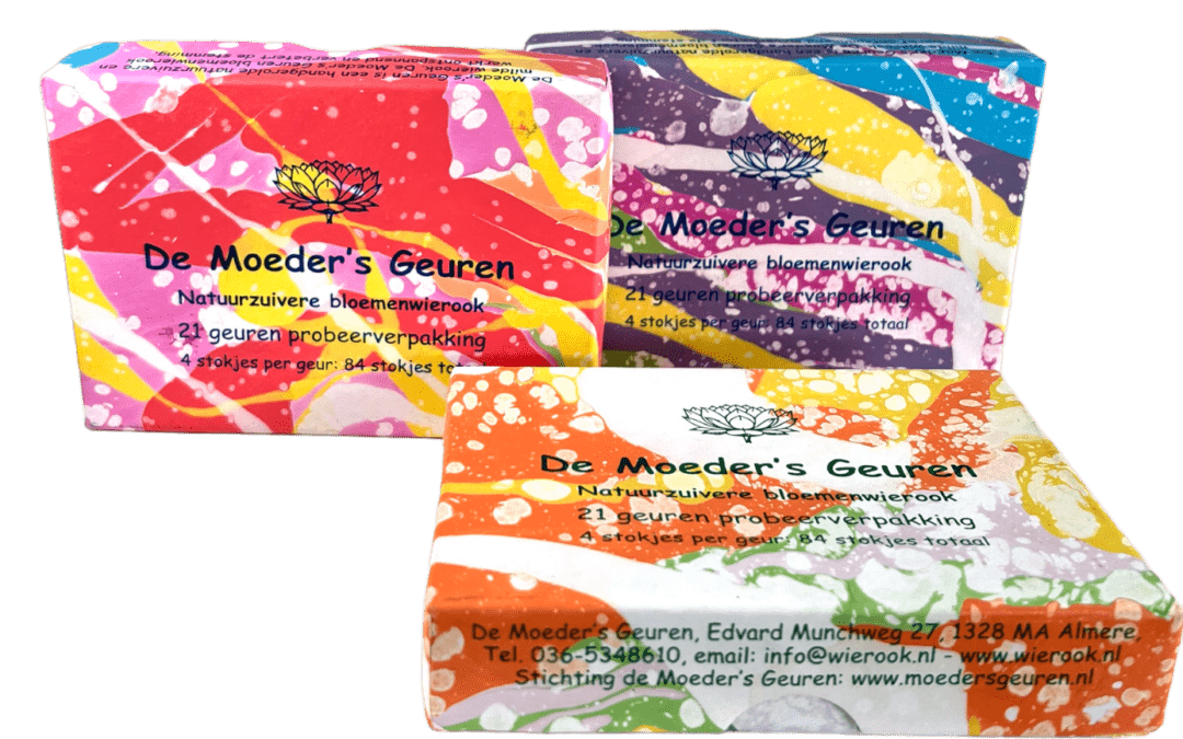 Natuurzuivere wierook stokjes kopen in superleuke doosjes