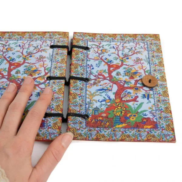 Notitieboek – Dagboek – Spiritueel Notitieboekje – Kleurrijke Boom – 18 x 13 cm Boeddha dagboek