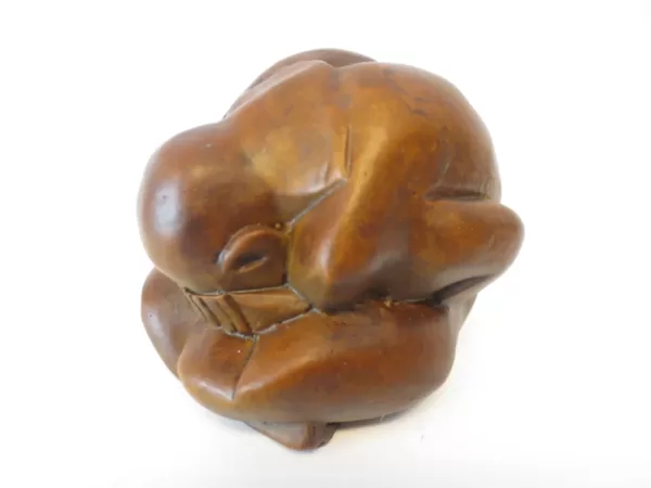 Yogiman Bruin – Huilende Boeddha – 8 cm boeddha