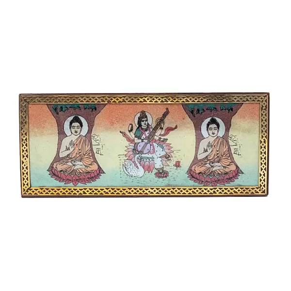 Sieradendoos – Tarot of Sieradendoos Boeddha en Saraswati – 26 x 11 cm boeddha