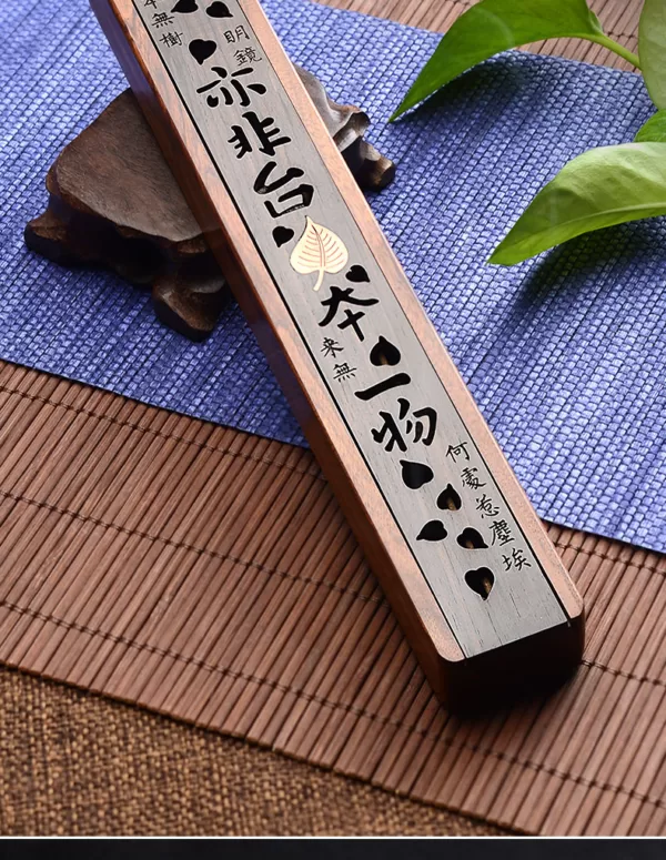 Wierookhouder – Houten Traditionele Chinese Wierookhouder – Bodhi – 23,5 cm bodhi