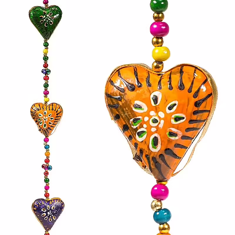Slinger – Decoratieve Hartjes – Kunststof – 90 cm mobiel kinderkamer Slinger - Decoratieve Hartjes - Kunststof - 90 cm