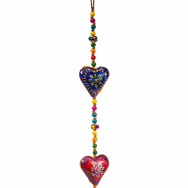 Slinger – Decoratieve Hartjes – Kunststof – 90 cm mobiel kinderkamer Slinger - Decoratieve Hartjes - Kunststof - 90 cm - Afbeelding 4