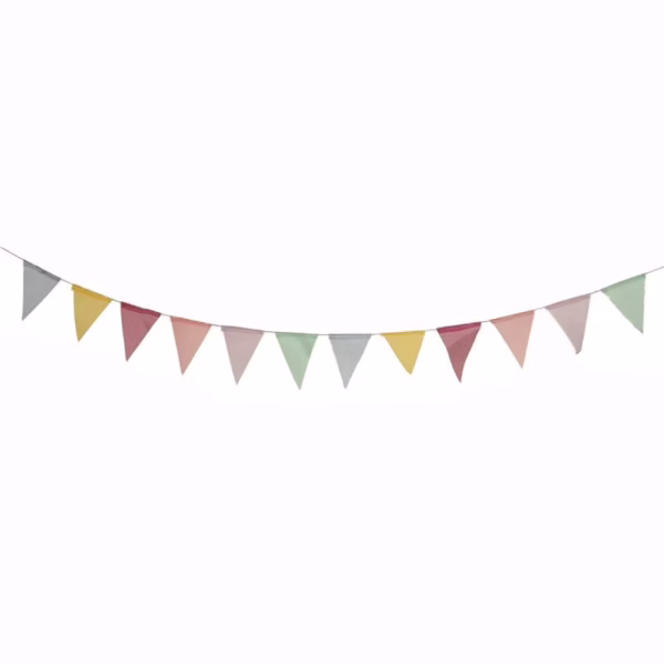 Vlaggetjes voor Verjaardag of Bruiloft of ander feestje! 4 meter - Afbeelding 3