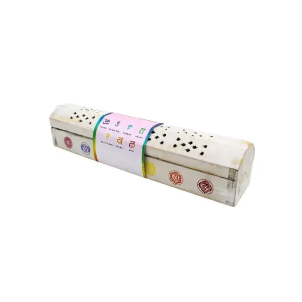 Green Tree - Wierookdoos - 7 Chakra - Wit