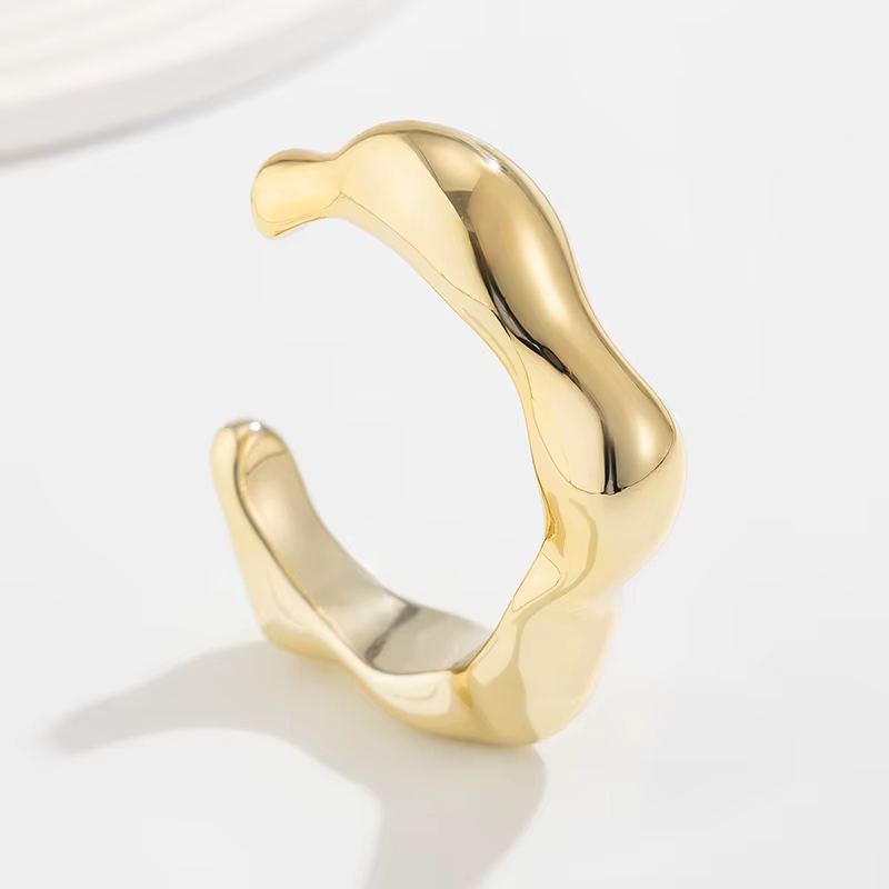BUDDHY – armband – bangle armband goudkleurig – kunststof armband BUDDHY - armband - bangle armband goudkleurig - kunststof