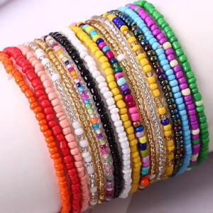 17 armbandjes diverse kleuren – elastisch armbandjes 17 armbandjes diverse kleuren - elastisch