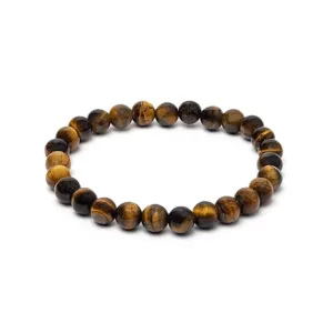 Armband voor brede pols met tijgeroog