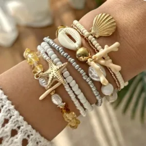 Boho Armband - Strandarmband meerlaags (7 armbandjes)